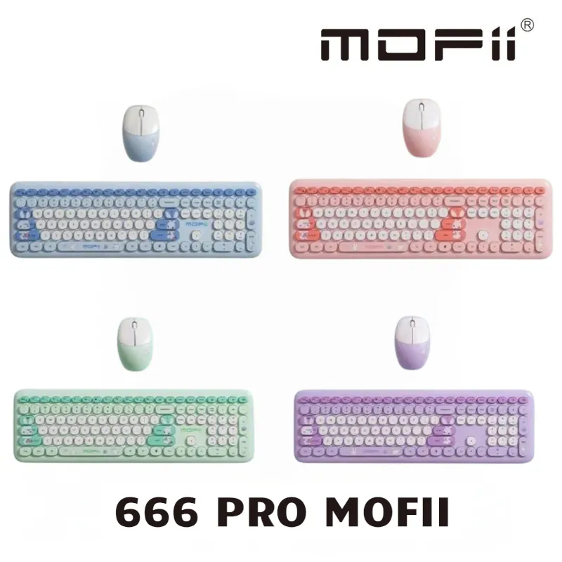 Bàn phím và chuột không dây 2.4Ghz MOFII 666 PRO